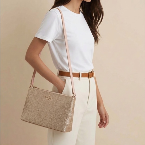 kate spade Handbags - Kate Spade Joeley glitter crossbody mini bag